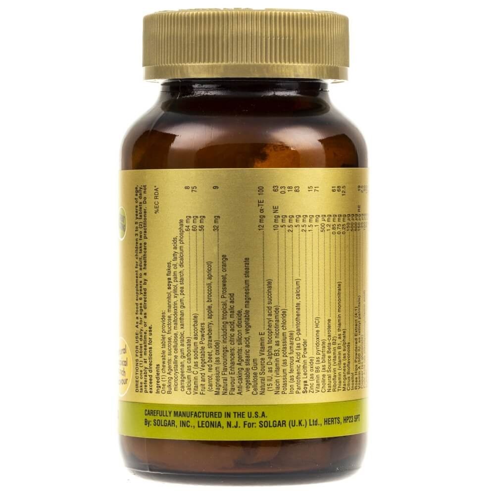 SOLGAR Känguru vitamiinid lastele (troopilise maitsega) – 60 närimistabletti