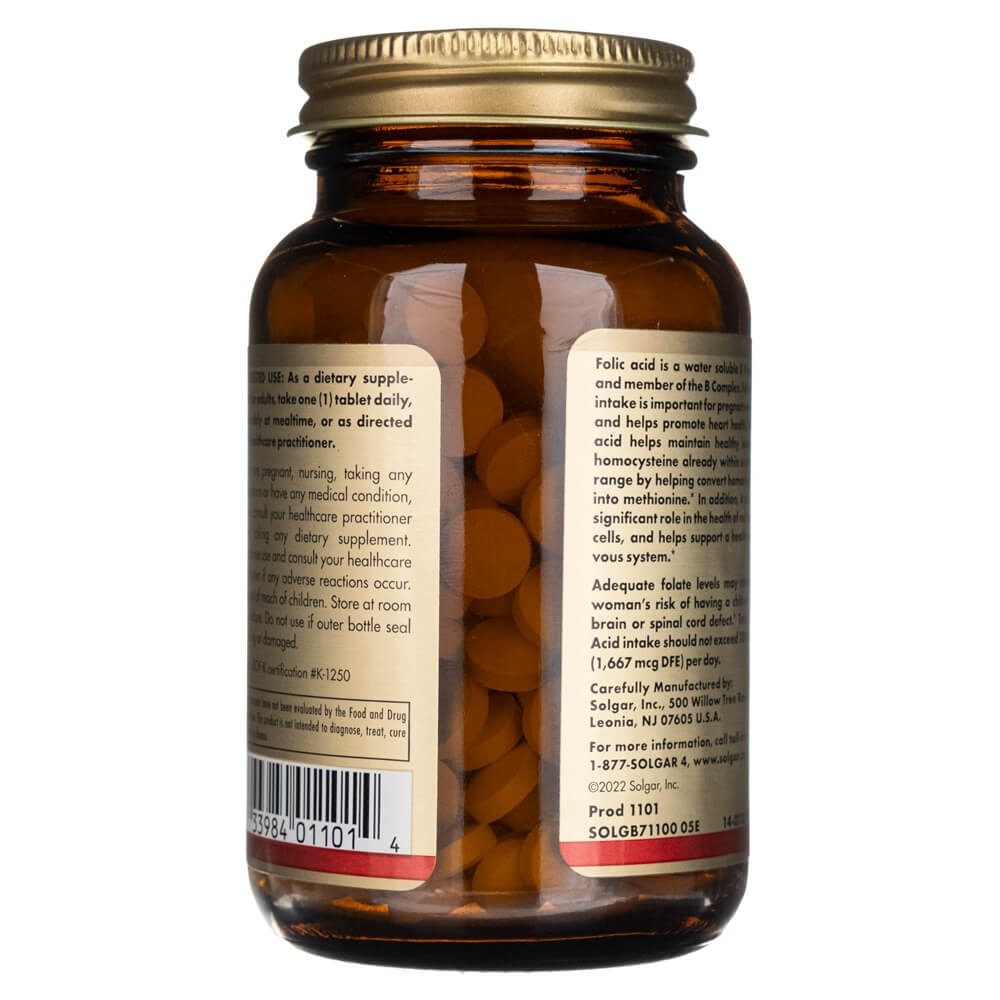 SOLGAR foolhape 800 mcg – 250 tabletti
