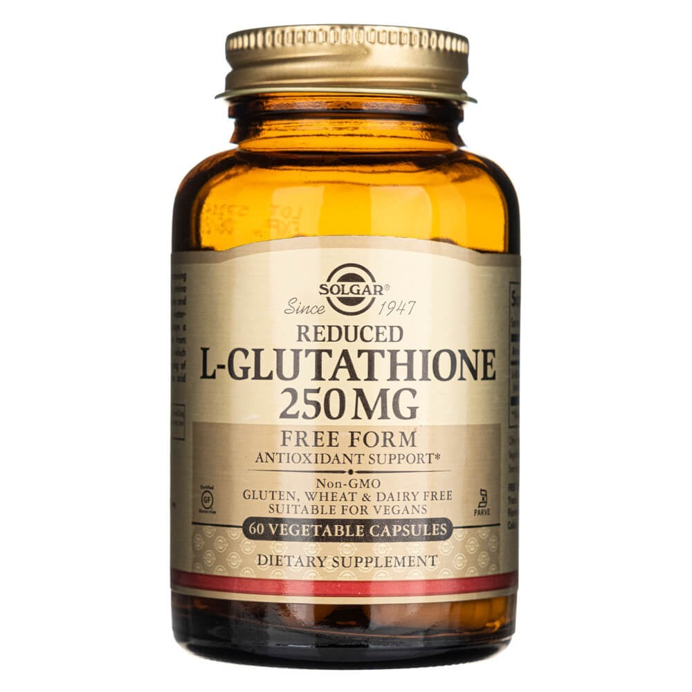 SOLGAR L-glutatioon redutseeritud 250 mg – 60 kapslit