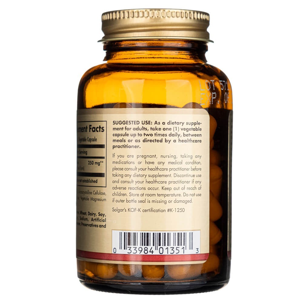 SOLGAR L-glutatioon redutseeritud 250 mg – 60 kapslit
