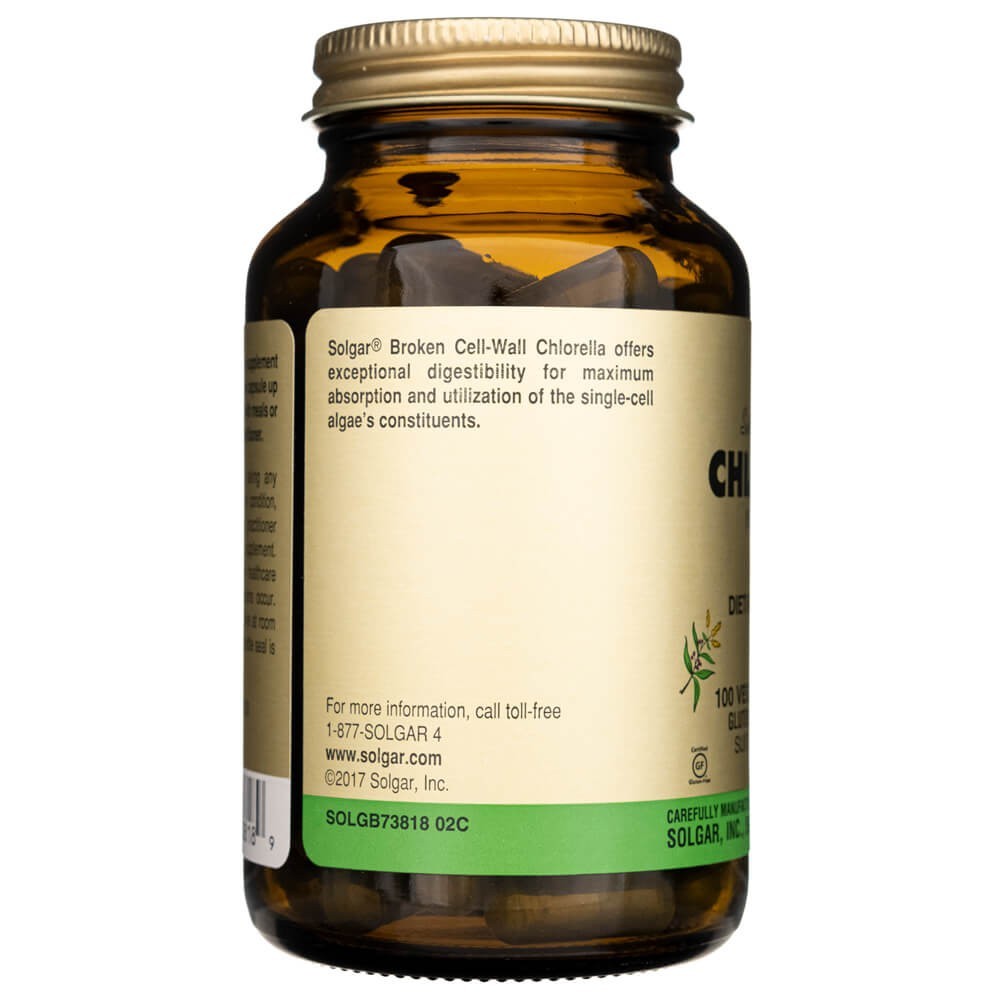 SOLGAR chlorella 520 mg – 100 kapslit
