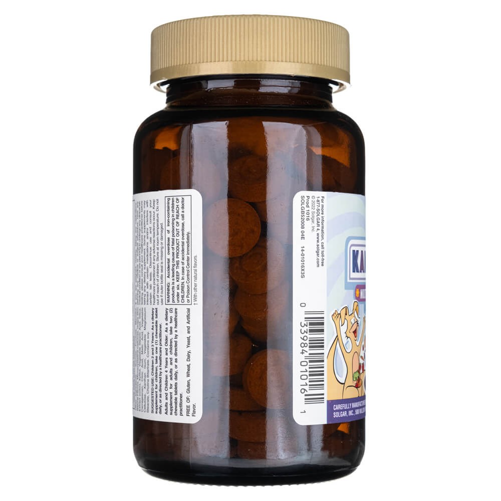 SOLGAR Kangavites® vitamiinid ja mineraalid lastele, marjamaitselised – 120 närimistabletti