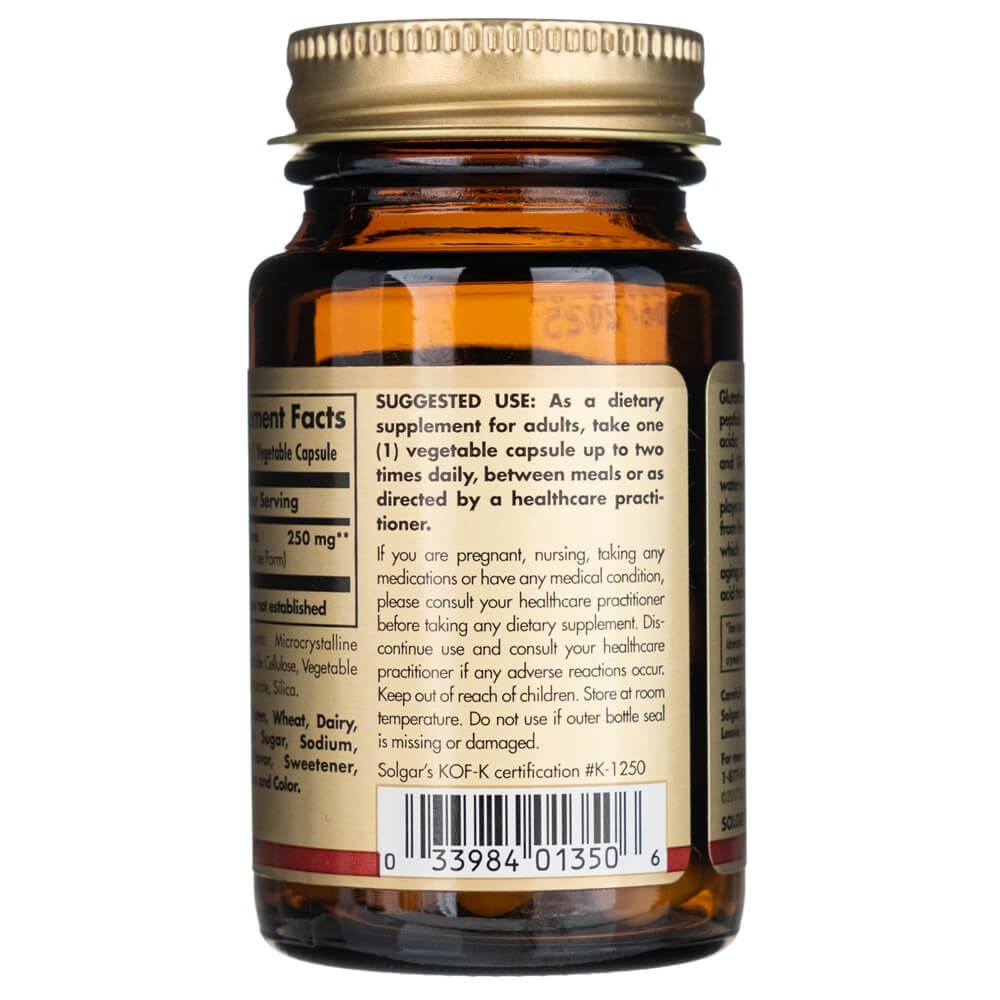 SOLGAR redutseeritud L-glutation 250 mg – 30 kapslit