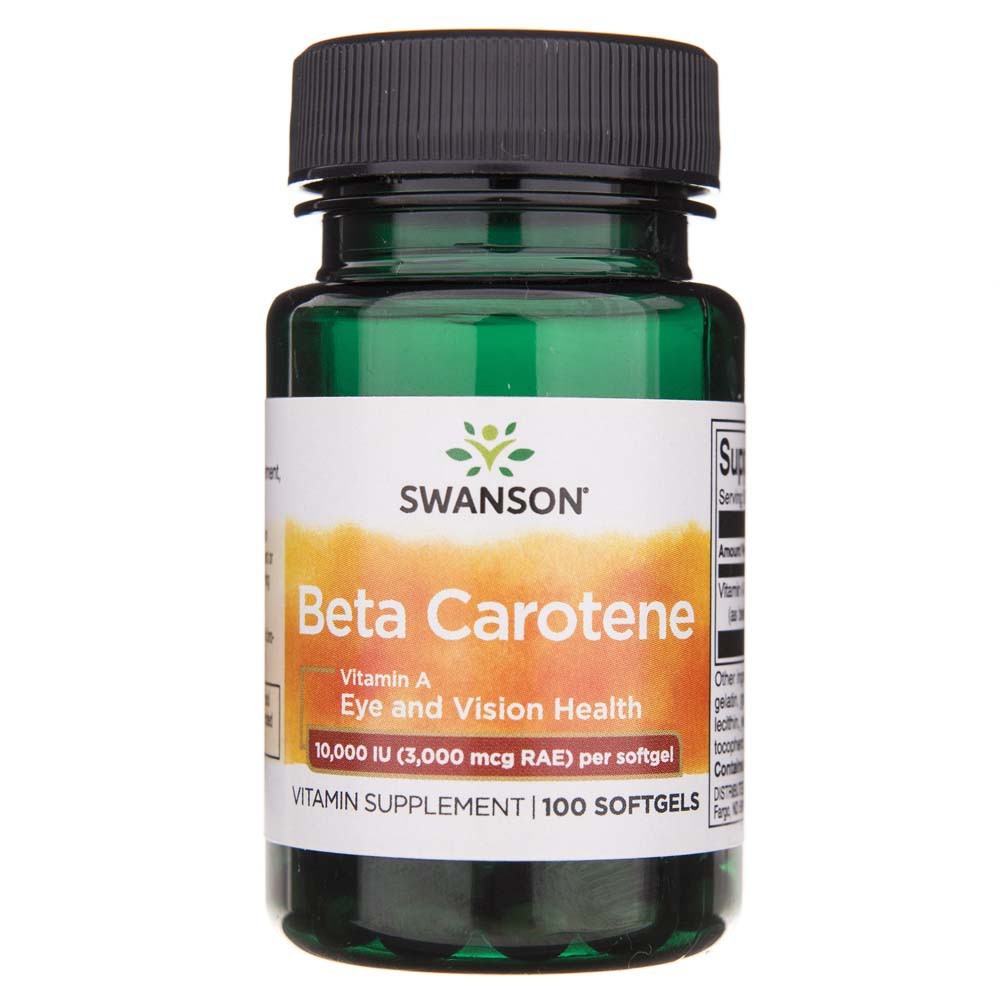SWANSON beeta-karoteen 10000 IU – 100 kapslit
