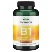 SWANSON B1-vitamiin (tiamiin) 100 mg – 250 kapslit