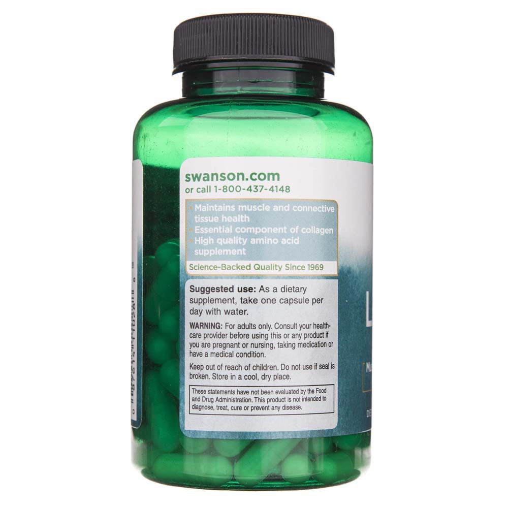 SWANSON L-Proliin 500 mg – 100 kapslit