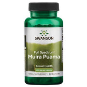 SWANSON Muira Puama 400 mg – 90 kapslit