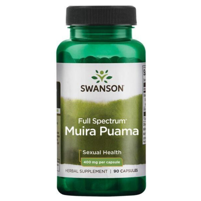 SWANSON Muira Puama 400 mg – 90 kapslit