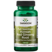 SWANSON Korea Punane Ženšenn 400 mg – 90 kapslit