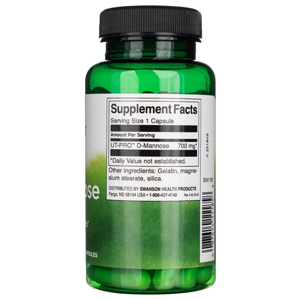 SWANSON D-mannoos 700 mg – 60 kapslit
