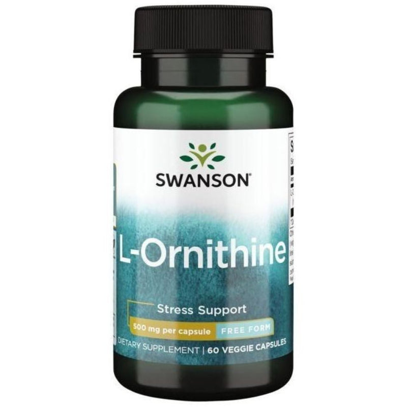 SWANSON L-ornitiin 500 mg – 60 kapslit