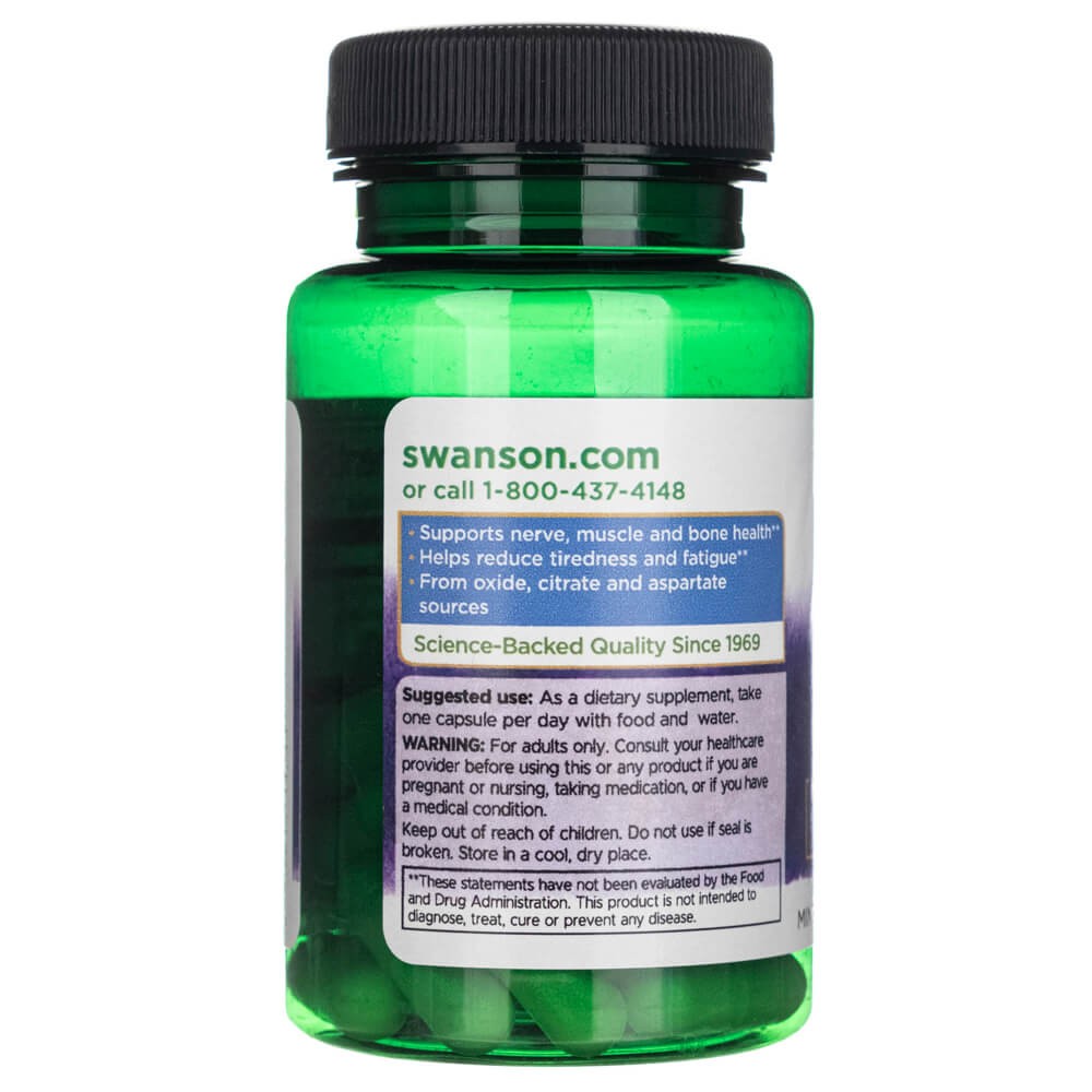 SWANSON Triple Magnesium Complex 400 mg – 30 kapslit