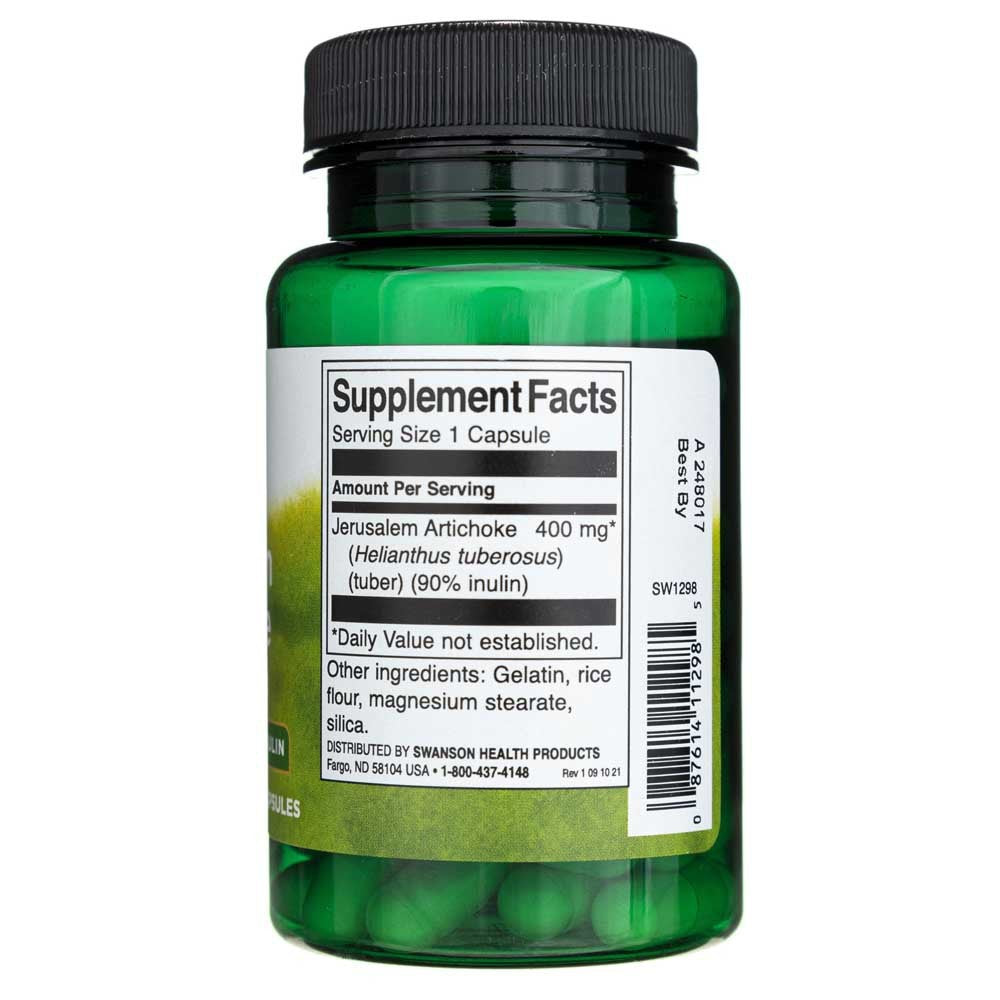 SWANSON Prebiootiline Maapirn 400 mg – 60 kapslit