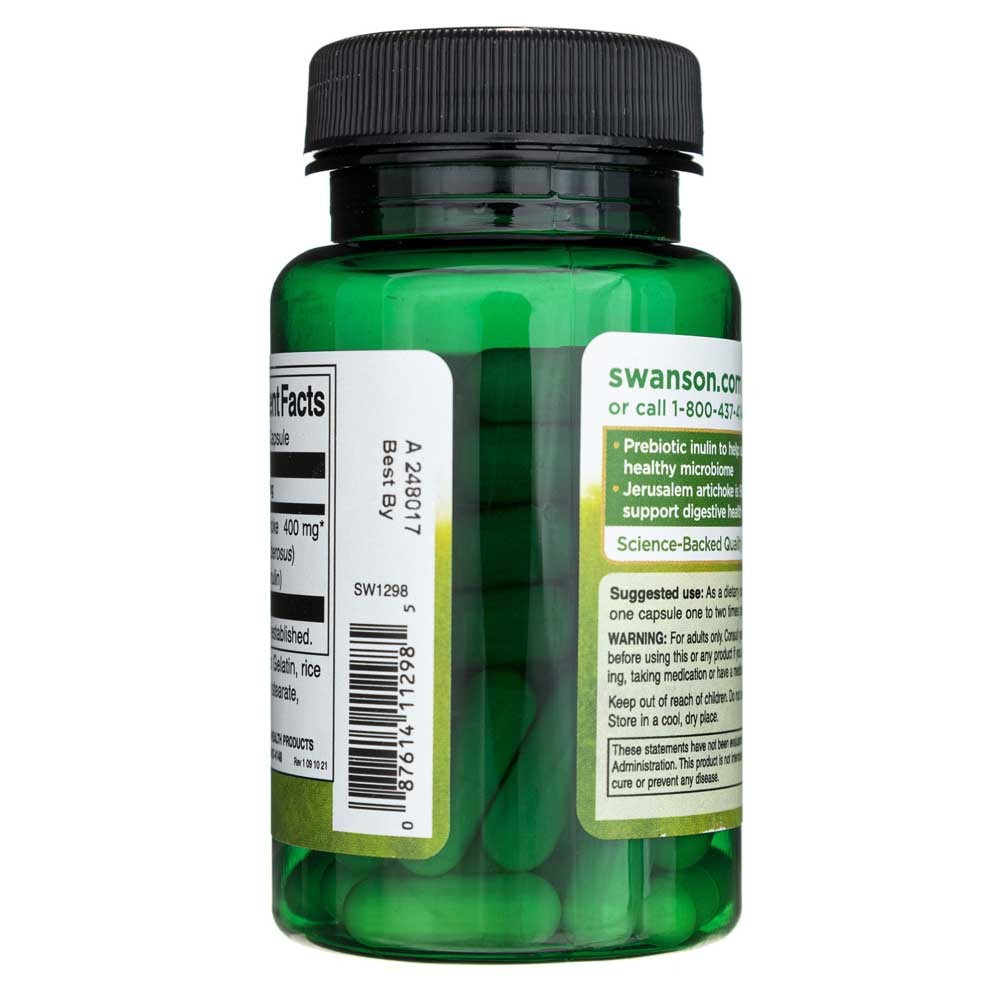 SWANSON Prebiootiline Maapirn 400 mg – 60 kapslit
