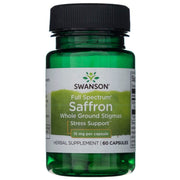 SWANSONi safran „Whole Ground Stigmas“ 15 mg – 60 kapslit