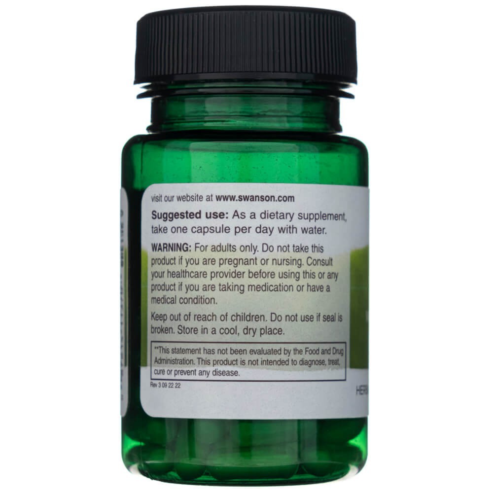 SWANSONi safran „Whole Ground Stigmas“ 15 mg – 60 kapslit