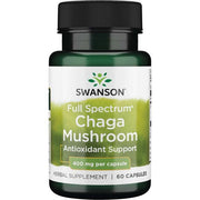 SWANSON tšaga seen 400 mg – 60 kapslit