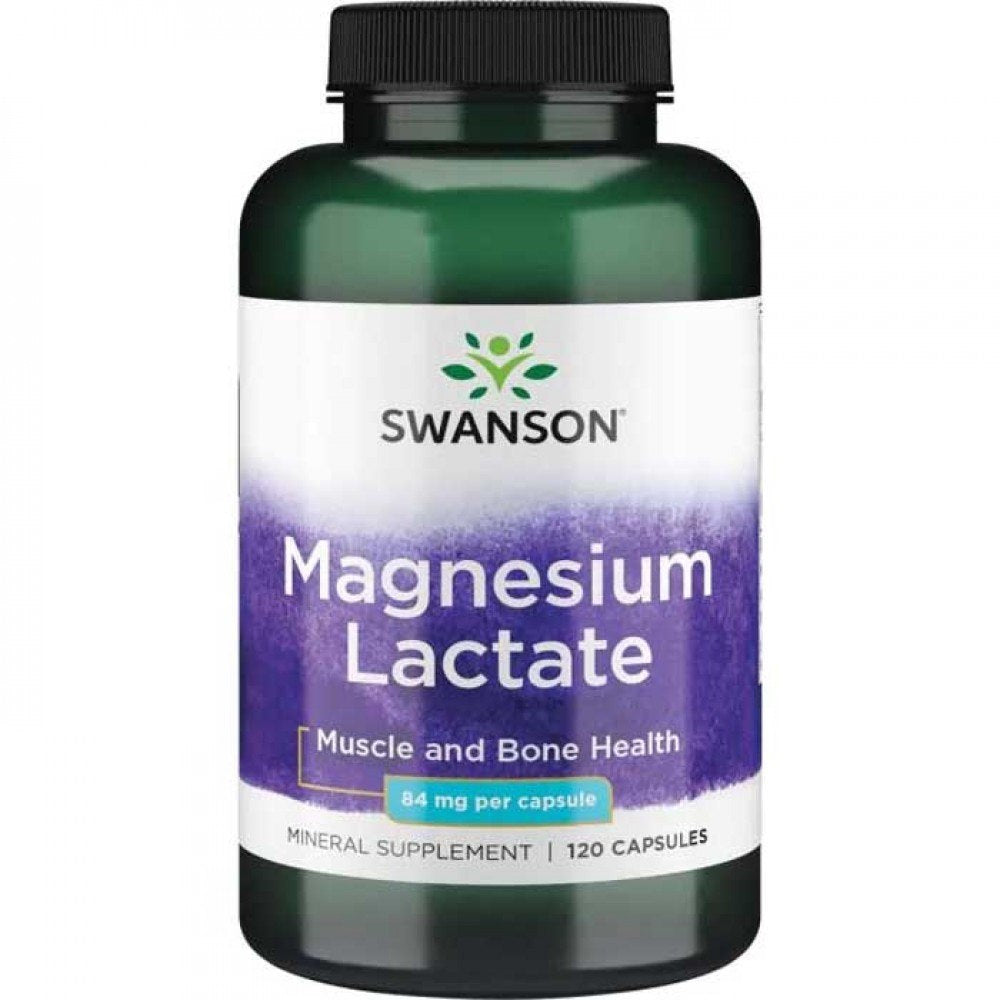 SWANSON magneesiumlaktaat 84 mg – 120 kapslit