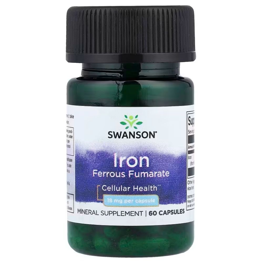SWANSON raudkirsikompleks 18 mg – 60 kapslit