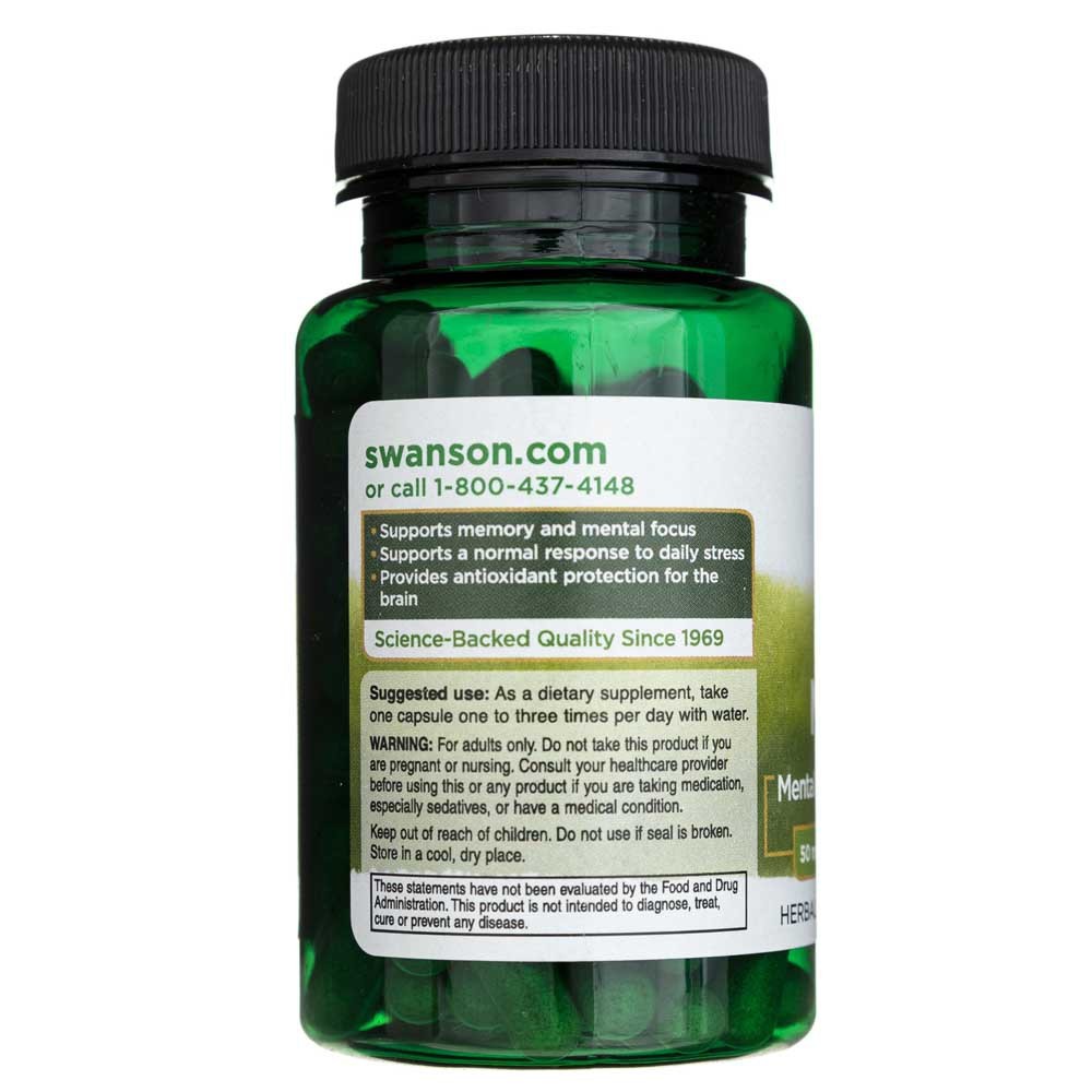 SWANSON Bacopa Monniera 50 mg - 90 kapslit