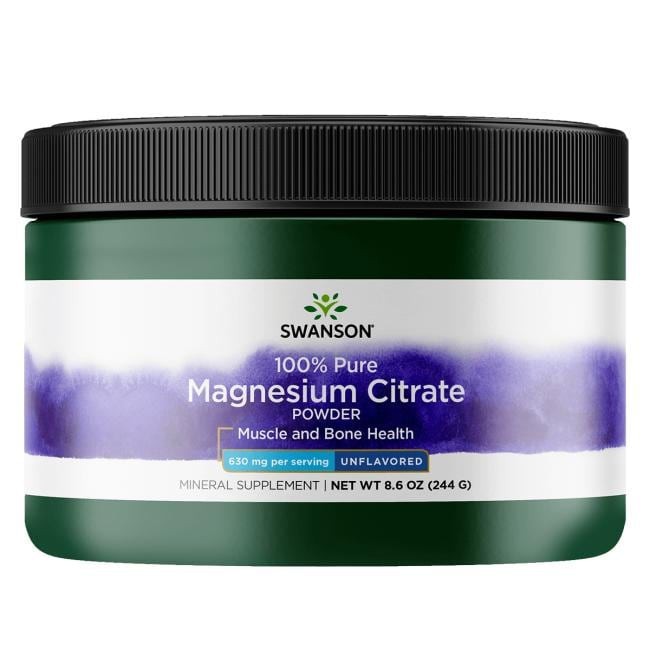 SWANSON magneesiumtsitraadi pulber – 244 g