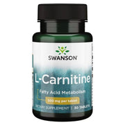 SWANSON L-karnitiin 500 mg – 30 tabletti