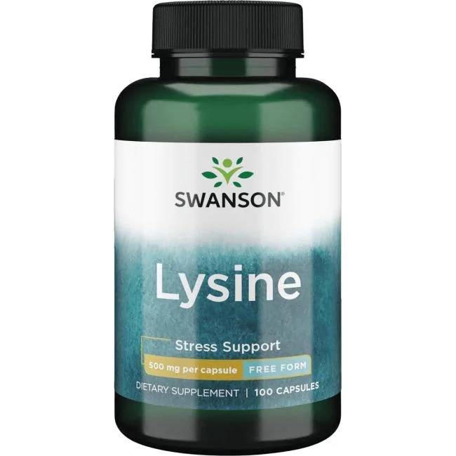 SWANSON L-lüsiin 500 mg – 100 kapslit