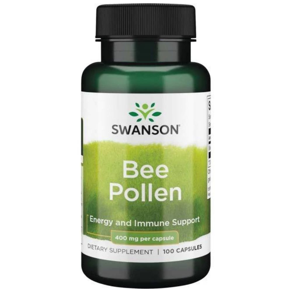 SWANSON Mesilase õietolm 400 mg – 100 kapslit