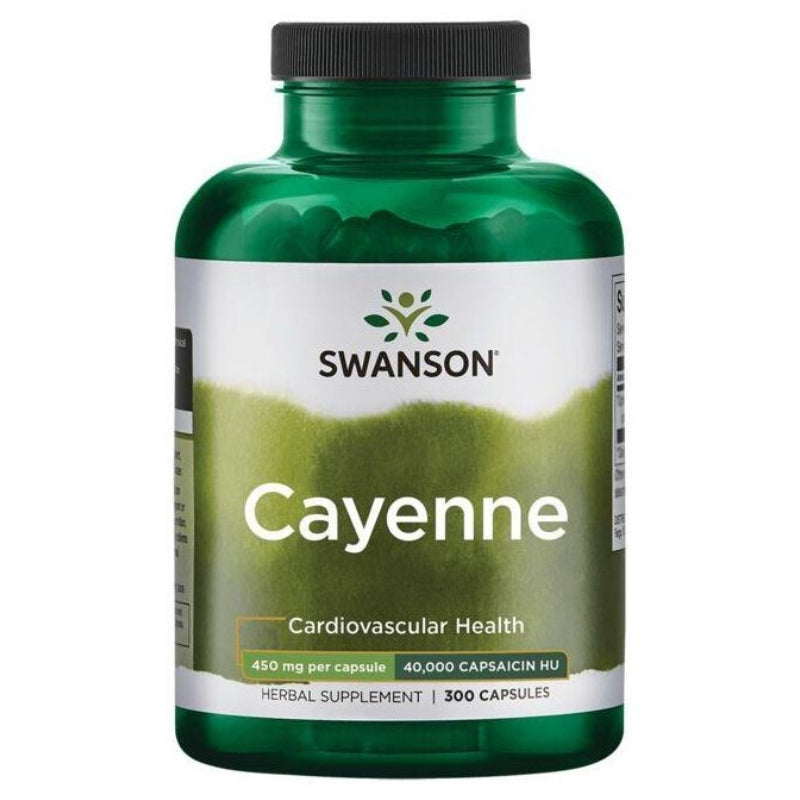 SWANSON cayenne'i pipar 450 mg – 300 kapslit