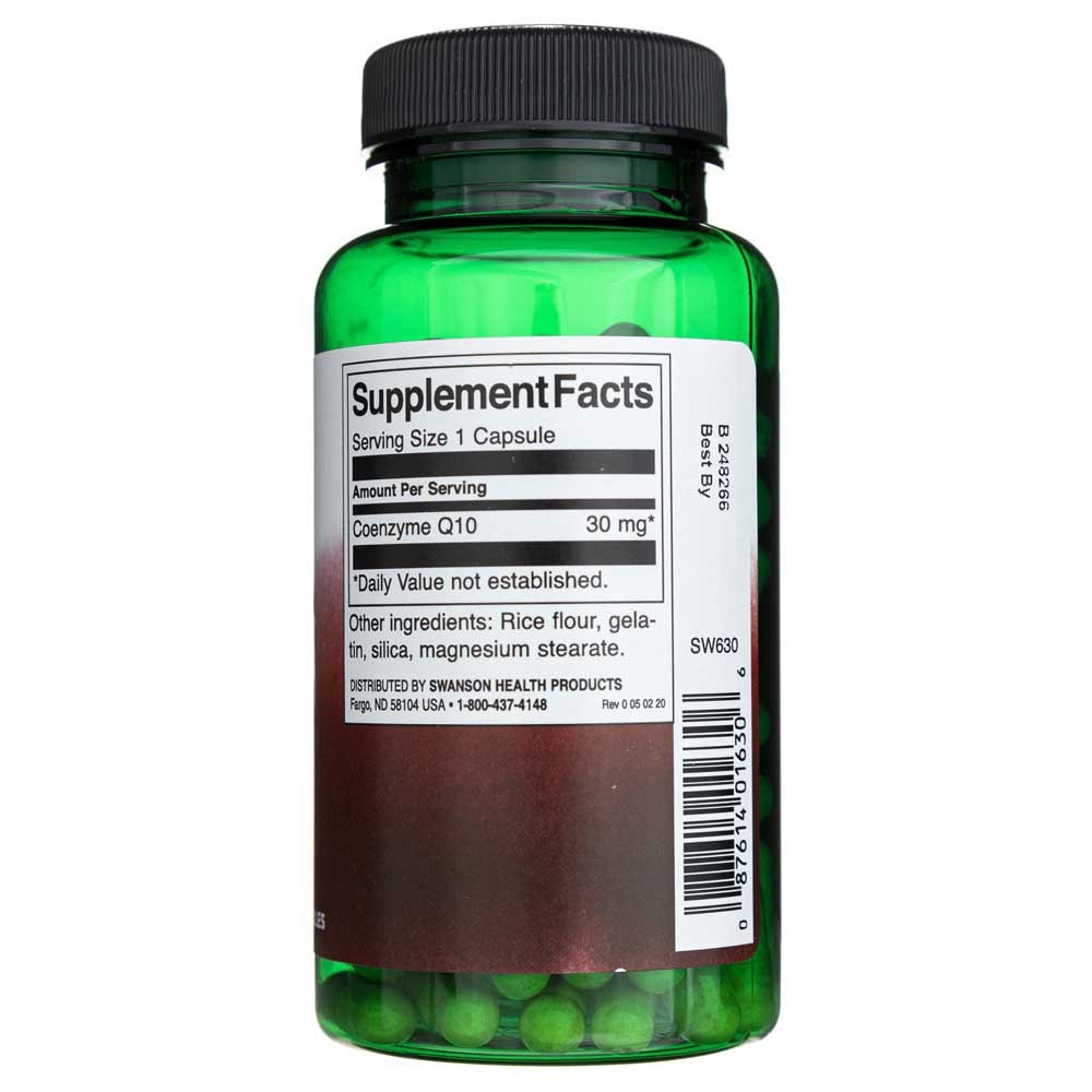 SWANSON Koensüüm Q10 30 mg – 120 kapslit