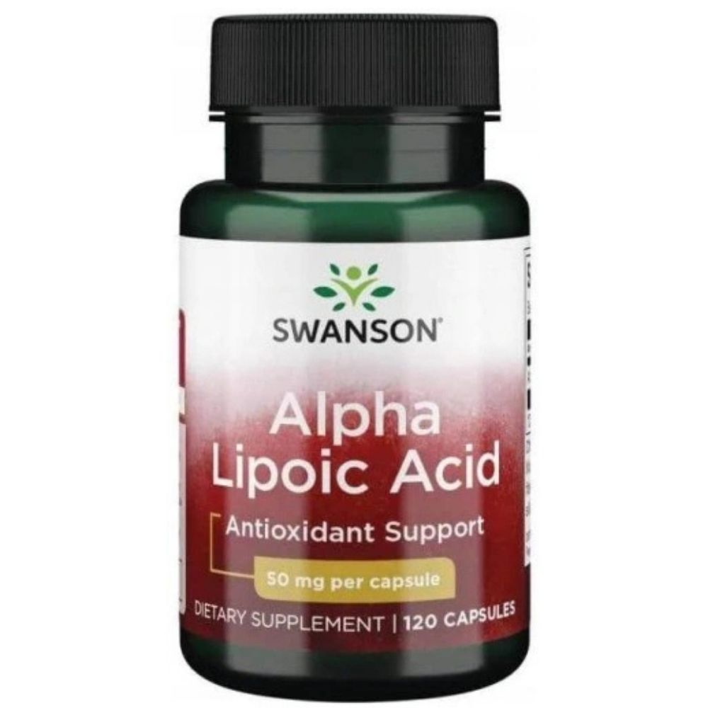 SWANSON ALA, alfa-lipoehape 50 mg – 120 kapslit