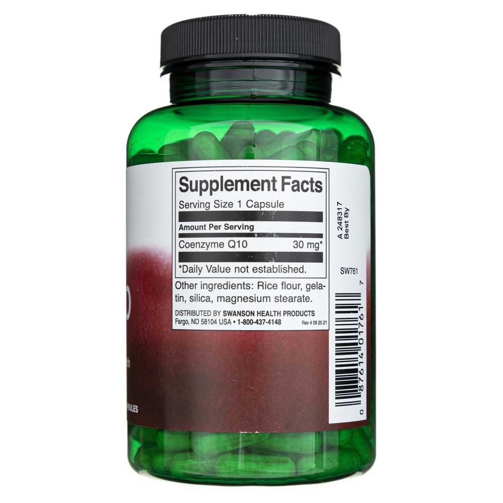 SWANSON CoQ10 30 mg – 240 kapslit