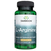 SWANSON L-arginiin 500 mg – 100 kapslit