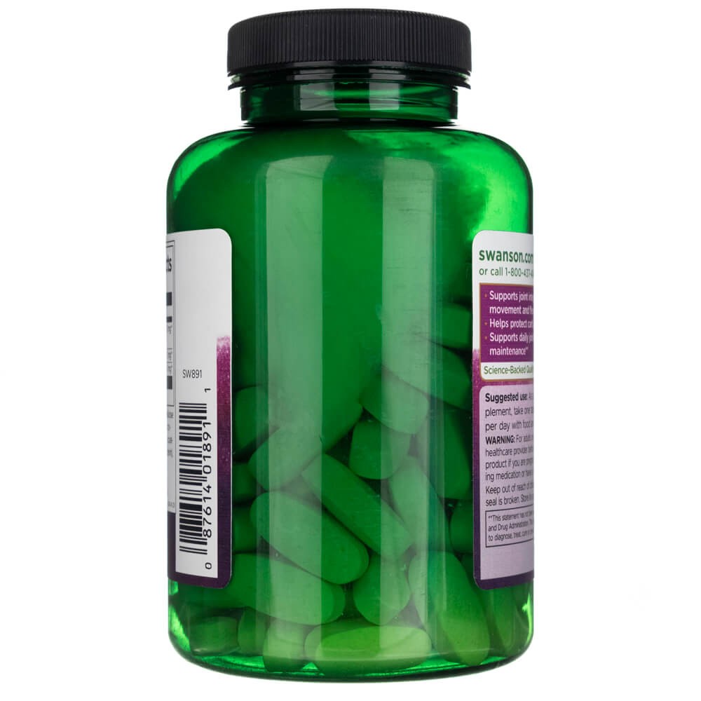 SWANSON glükoosamiin, kondroitiin ja MSM 500 mg – 120 tabletti