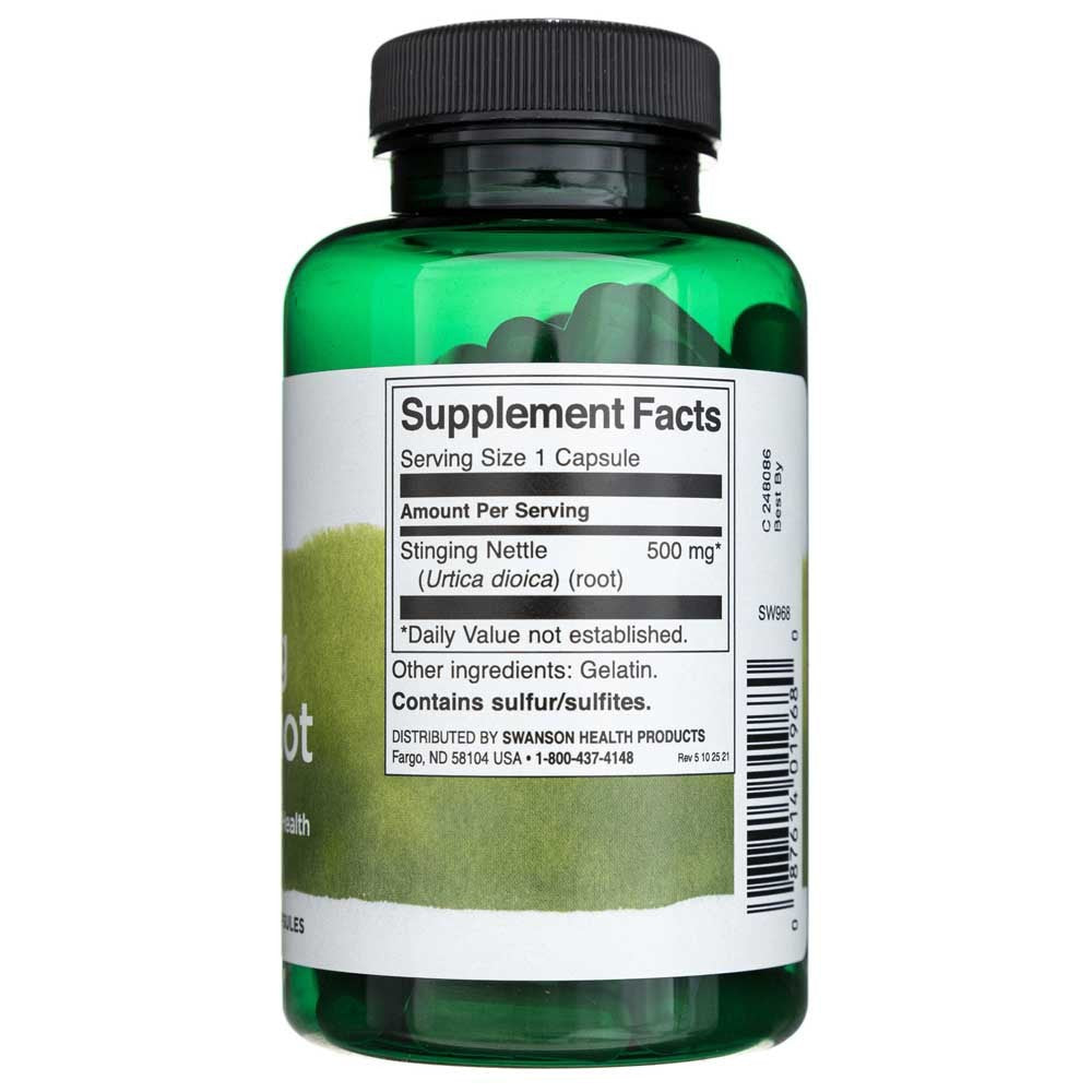 SWANSONi nõgese juur 500 mg – 100 kapslit