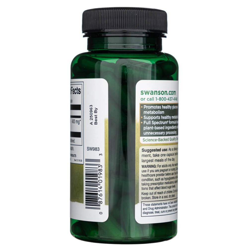 SWANSON Gymnema Sylvestre lehed 400 mg – 100 kapslit