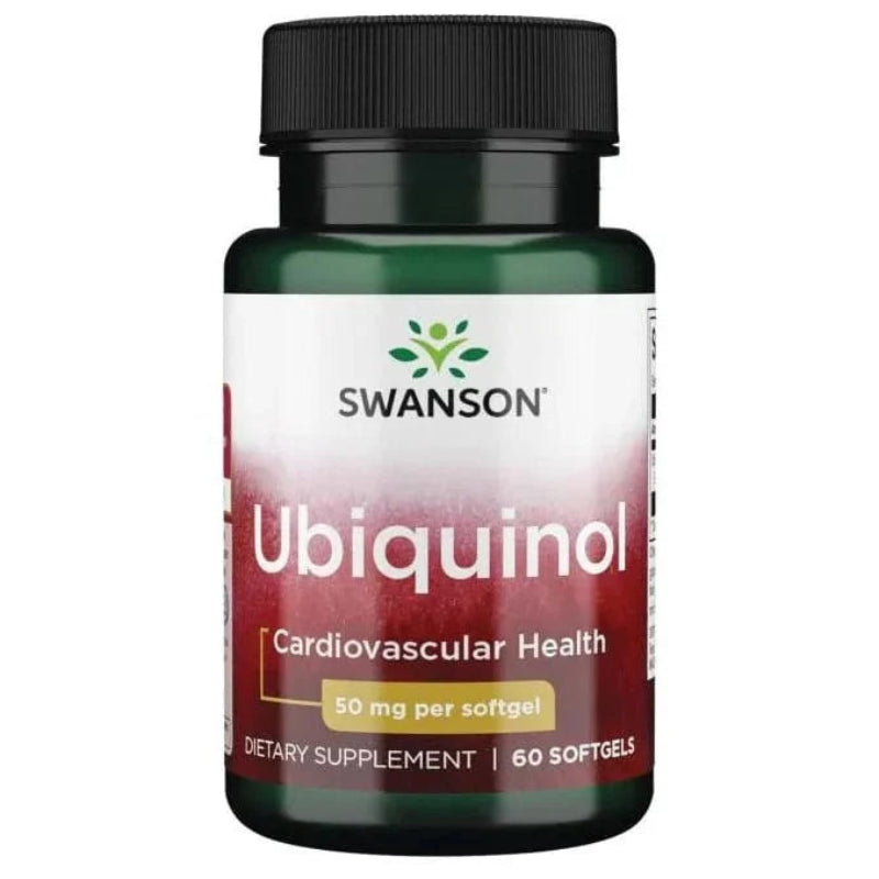 SWANSON Ubikvinool 50 mg – 60 kapslit