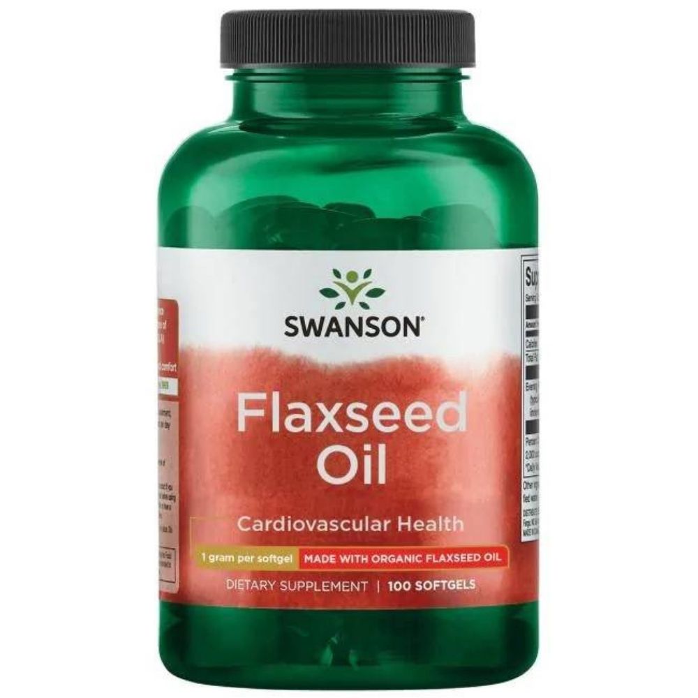 SWANSON linaseemneõli 1000 mg – 100 kapslit