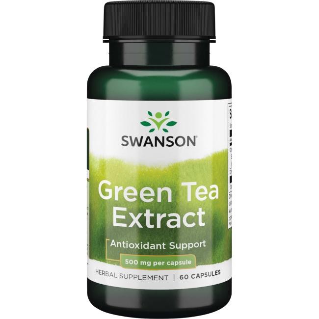 SWANSON Rohelise tee ekstrakt 500 mg – 60 kapslit