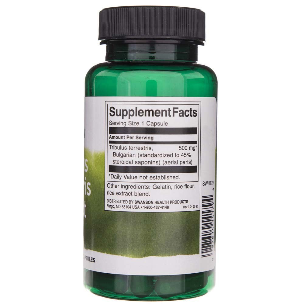 SWANSON Tribulus Terrestris 500 mg – 60 kapslit