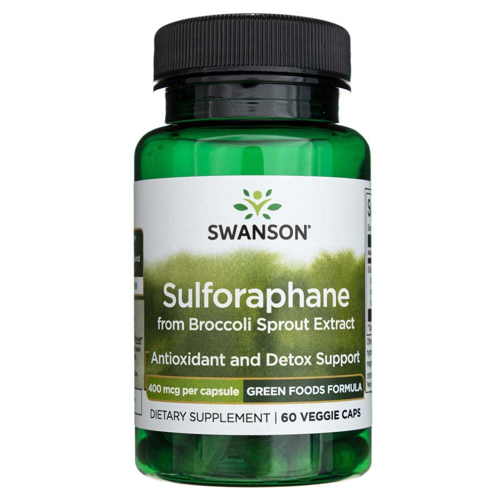 SWANSONi sulforafaan brokolist 400 mcg – 60 kapslit