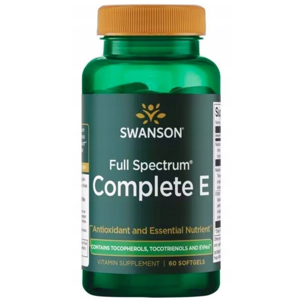 SWANSON Full Spectrum E tokotrienoolidega – 60 kapslit
