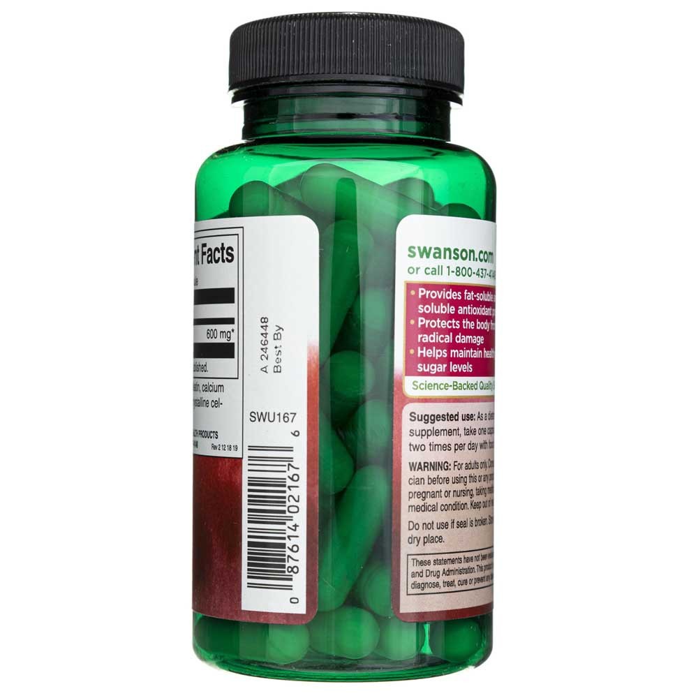 SWANSON alfa-lipoehape 600 mg – 60 kapslit