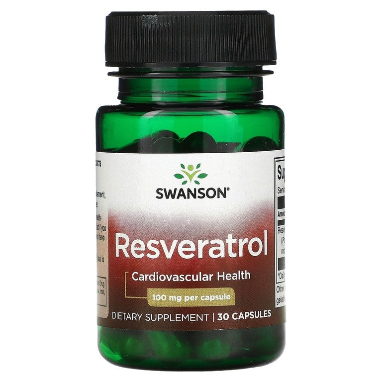 SWANSON resveratrool 100 mg – 30 kapslit