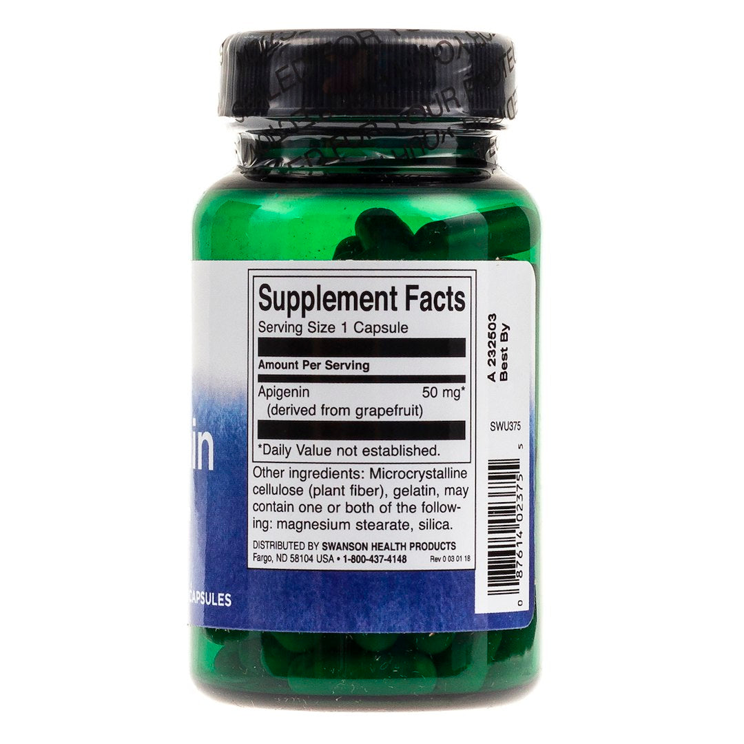 SWANSON apigeniin 50 mg – 90 kapslit