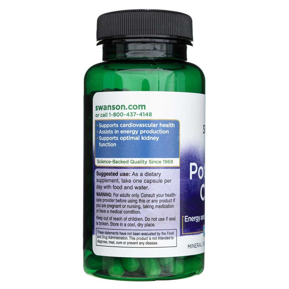 SWANSON kaaliumtsitraat 99 mg – 120 kapslit
