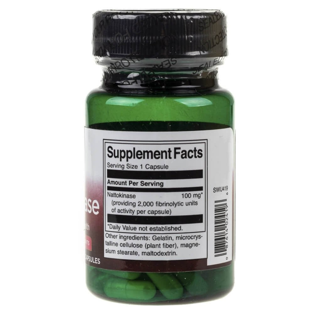 SWANSONi nattokinaas 100 mg – 30 kapslit