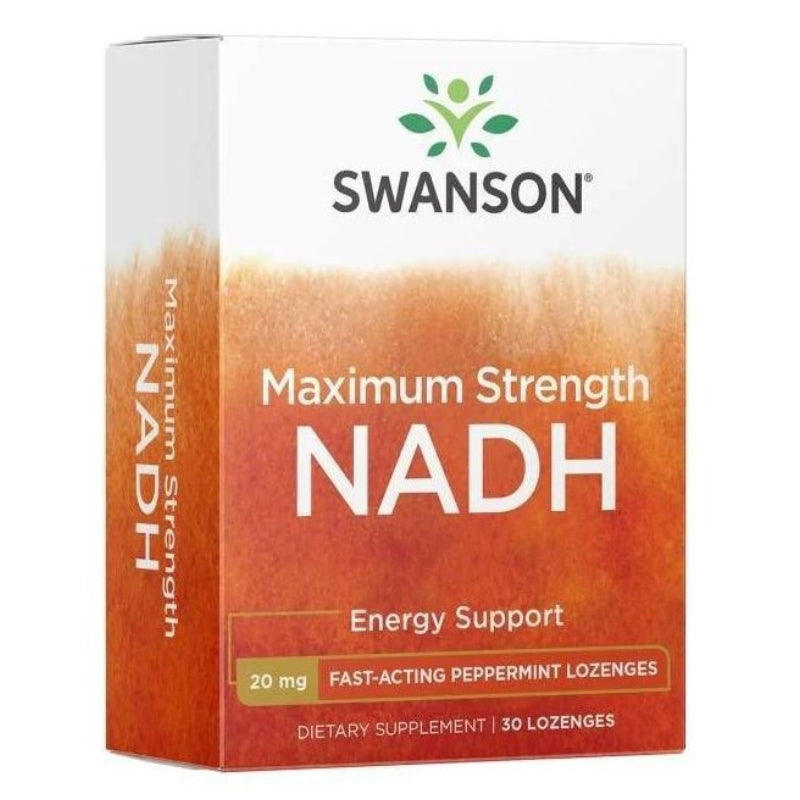 SWANSON maksimaalse tugevusega NADH 20 mg – 30 pastilli
