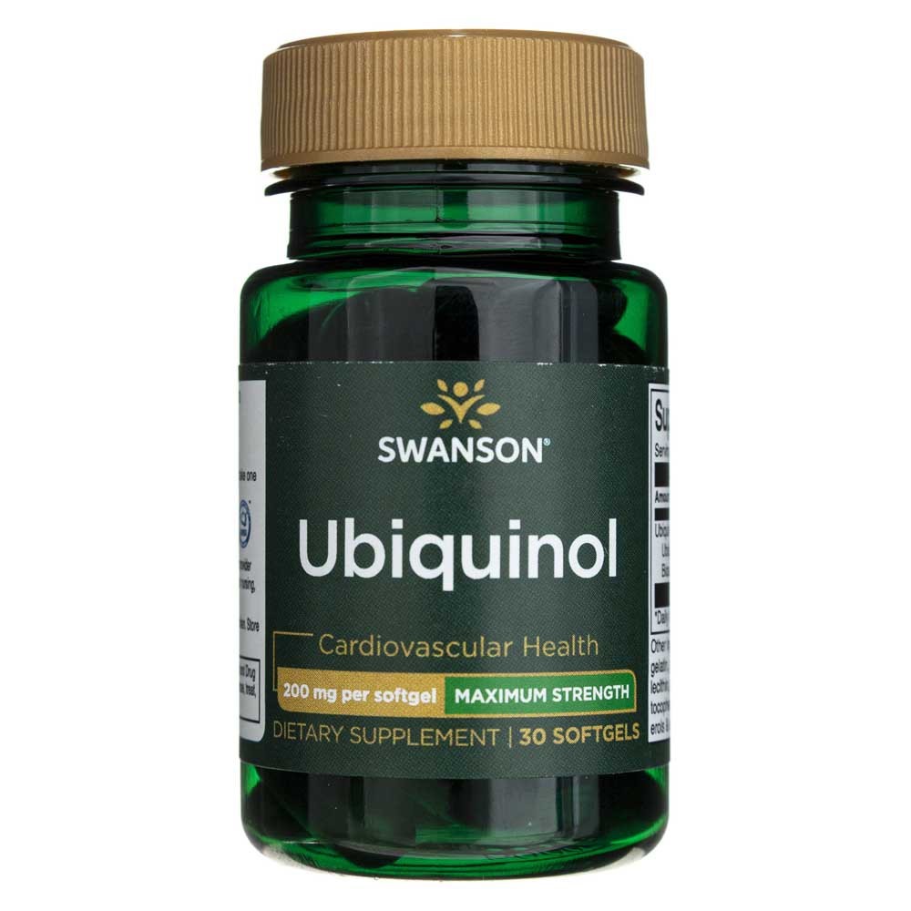 SWANSON ubikinool 200 mg – 30 kapslit