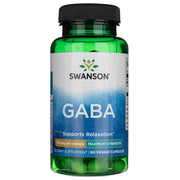 SWANSON GABA maksimaalse tugevusega 750 mg – 60 kapslit